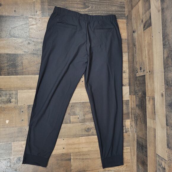 NWT U Suck at Golf Mens 36/30 Black Dress‎ Athletic Stretch Pants Lightweight - Picture 6 of 16